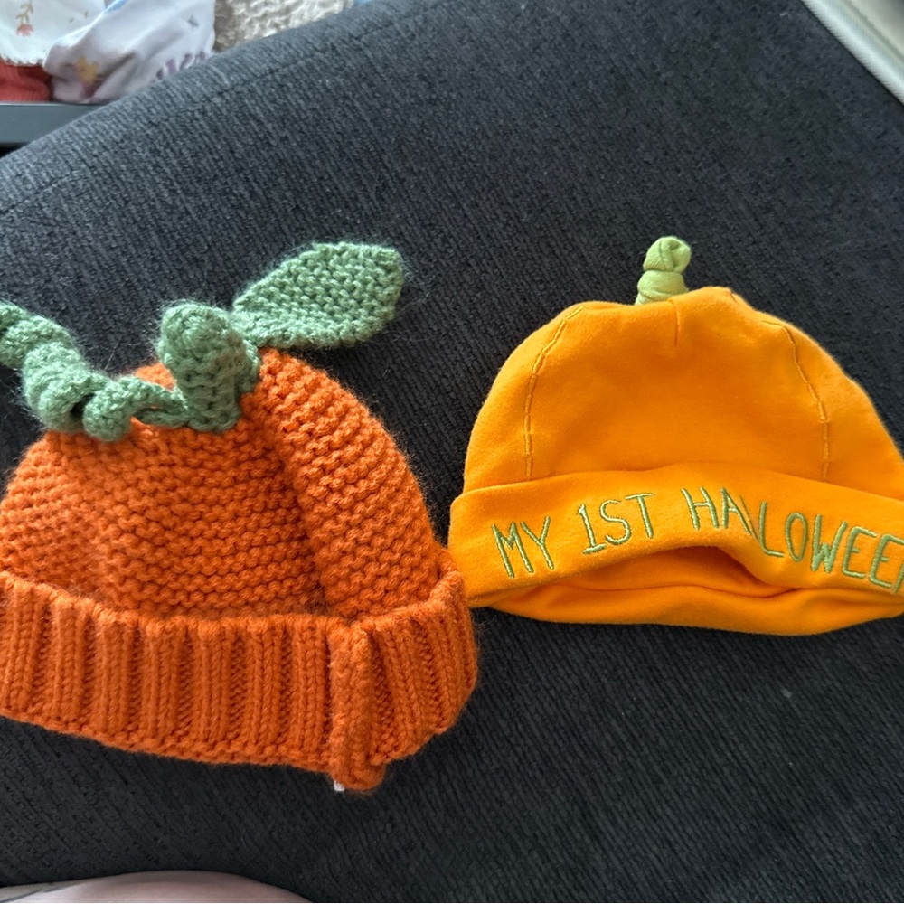 Carter's Bright Orange Baby Hat